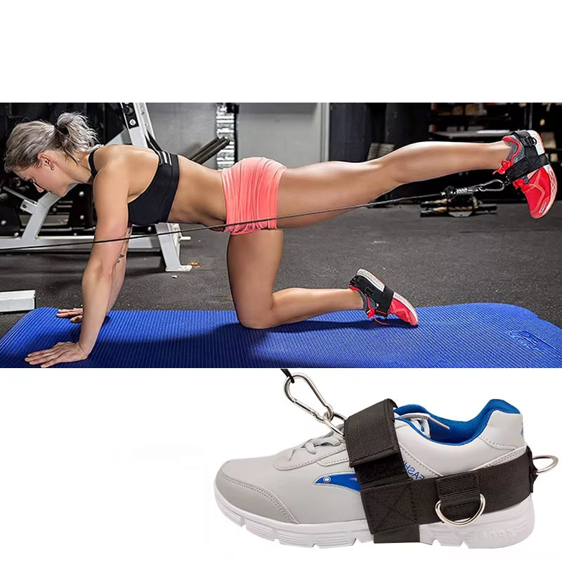 2PCS New Ankle Straps Guard Buckle Foot Support Sports Feet Fitness Adjustable D-Ring Strap Ankle Support