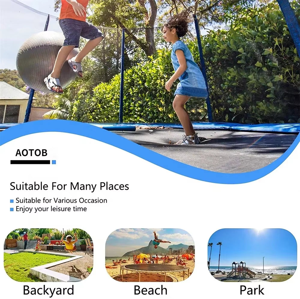 Wellshow Sport Fitness Trampoline Kids Adult Gymnastic Trampoline Sales with Safety Net